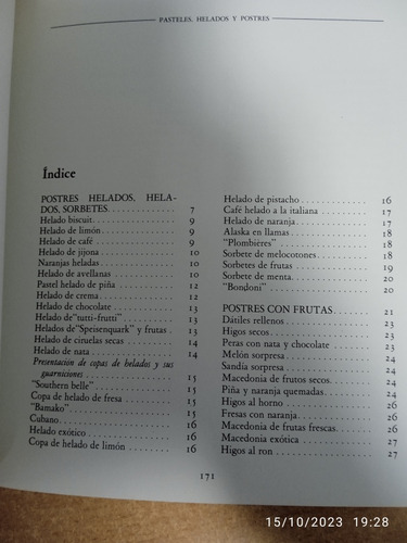 Helados Postres Y Dulces Recetas Para Hacer En Casa. (Usado)