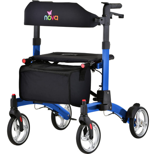 Nova Medical Products Monarch Rollator - Azul