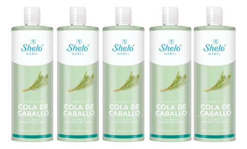 5 Pack Shampoo Cola De Caballo Shelo