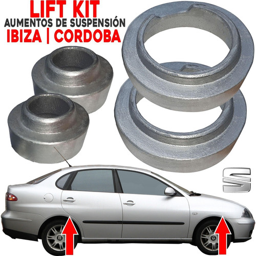 Lift Kit Aumentos Elevación Suspensión Seat Ibiza | Cordoba