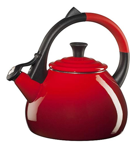 Le Creuset Acero Esmaltado 16 Cuartos Oolong Tetera Cerise C