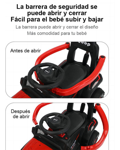 Carrito Montable Electrico Carro Buggie Para Niños Juguete Carrito Montables Niño Con Toldo Con Mando A Distancia Bluemos