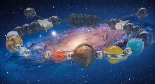 Pulsera Planetas Brazalete Vía Láctea Universo Solar Diámetro 16