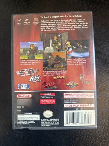 The Legend Of Zelda Master Quest Edition Game Cube Impecable (Usado)