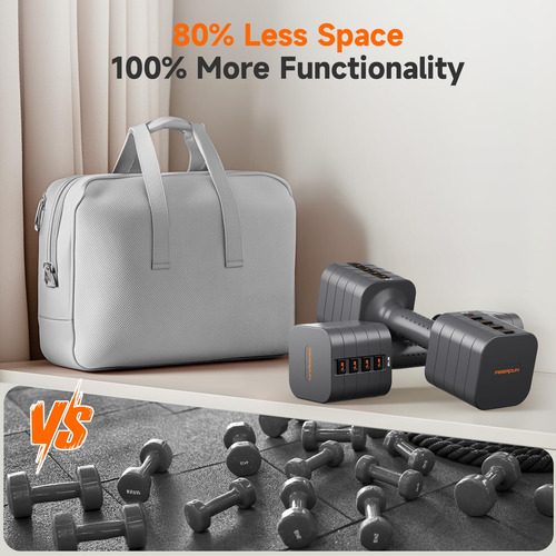 Set De Mancuernas Ajustables 2 En 1 0.9 1.8 2.7 3.6 4.5 Kg