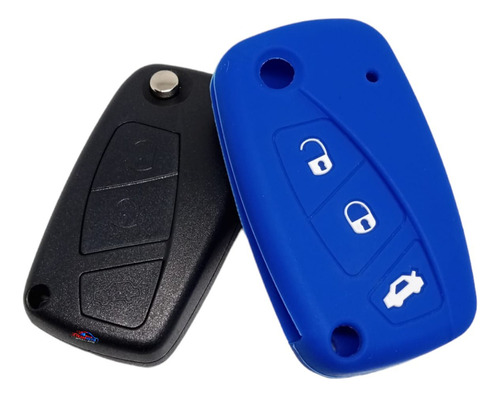 Funda Silicon Llave Control Fiat Punto Panda Grande 3 Boton