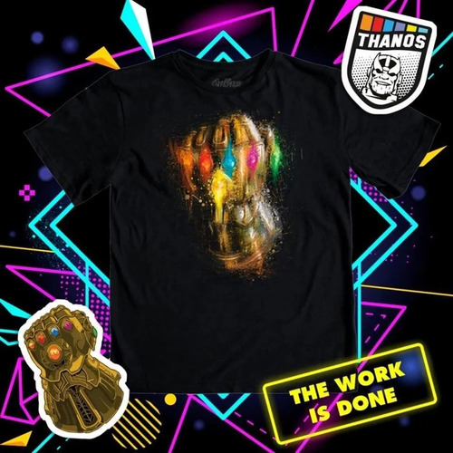 Imagen 2 de 4 de Infinity Gauntlet Niño Playera Avengers Marvel Guantelete
