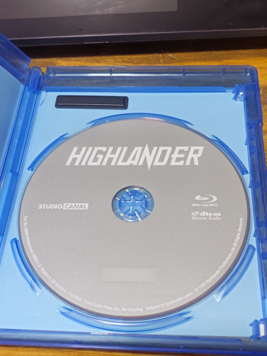 Highlander /el Útimo Inmortal Blu Ray Original (Usado)