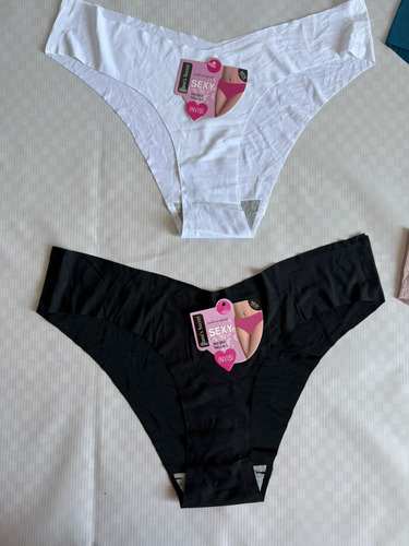 Paquete De 4 Calzones Sin Costura Para Mujer Bikini Comodo