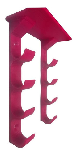 Soporte De Plumones Y Borrador, Mxzbz-015, 5 Pzs, 15x10x5cm, Color Rojo