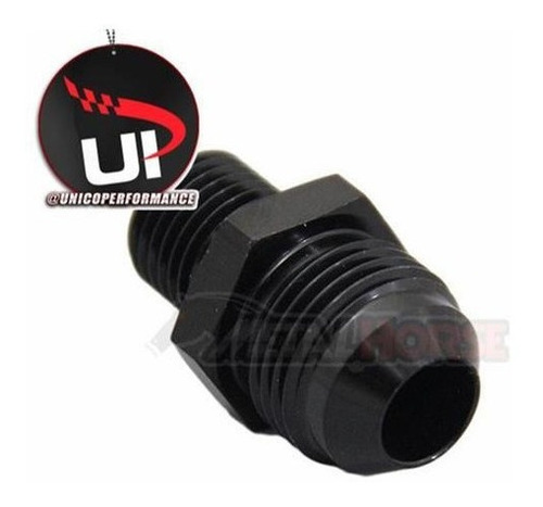 Imagem 2 de 2 de Adaptador Oring 6an / An6 Para Macho Cônico 6an / An6 - Pret