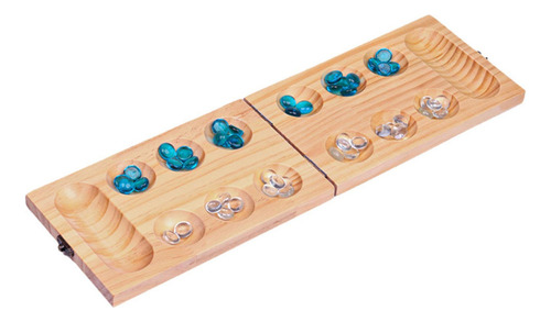 Juego De Mesa Mancala De Madera De 48 Cuentas, Juegos