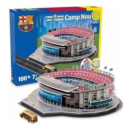 Estadio Camp Nou Club Barcelona Rompecabezas 3d Nanostad