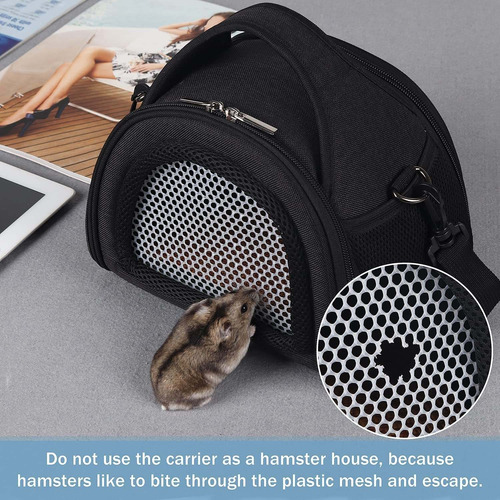 Yudodo Hamster Carrier Guinea Pig Carrier Bag Small Animal S