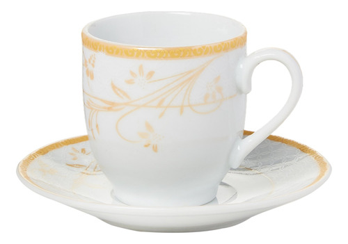 Lorenzo Import Set De Espresso Con Diseno Floral (servicio P