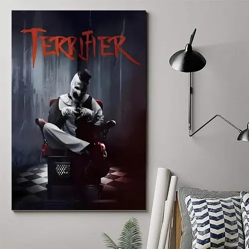 Clbcihwfn Terrifier Pôsteres De Palhaço De Terror Vintage