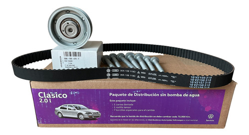 Set Distribución Tiempo Original Vw Jetta A4 Clasico 2.0 Lt.