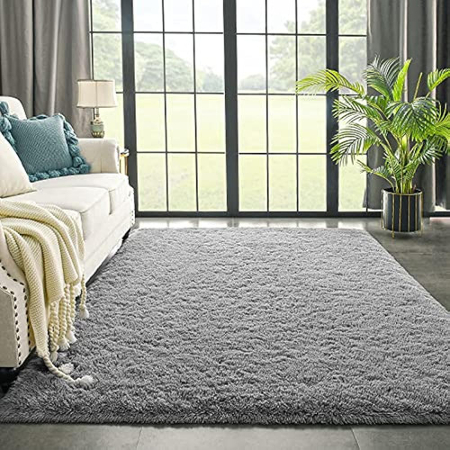 Grey Area Rug For Bedroom Living Room Carpet Home Decor, Kim