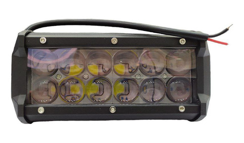 Barra Faro Led 36w 12 Led Tipo Lupa Redondo