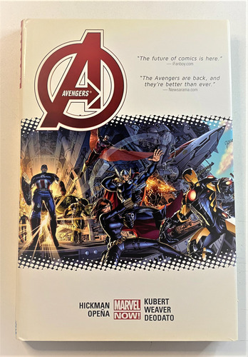 Avengers Deluxe Edition By Jonathan Hickman Completo Stock