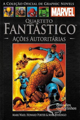 Quarteto Fantástico: Ações Autoritárias, De Mark Waid, Howard Porter & Mike Wieringo., Vol. 1. Editorial Salvat, Capa Mole Em Português, 2015