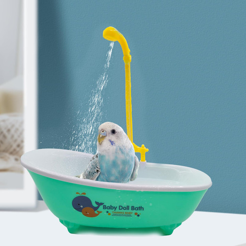Tina Automática De Loros Con Ducha, Bonita