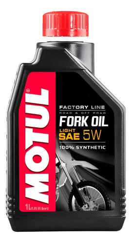 Aceite Motul Fork Oil 5w Sintetico 1 Litro Para Moto
