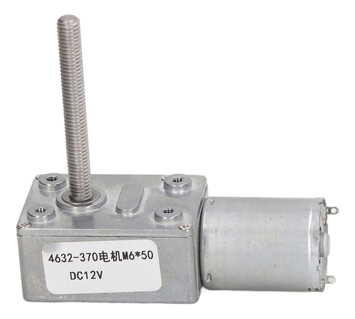 Motor De Engranajes M6 Dc, Función De Autobloqueo Helicoidal