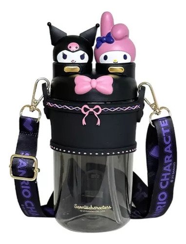 Termo Vaso Kuromi My Melody Botella Agua 700ml Niños Sanrio