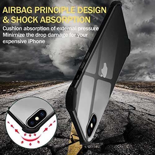 Estuche De Absorcion Magnetica Para iPhone X Con Protector D