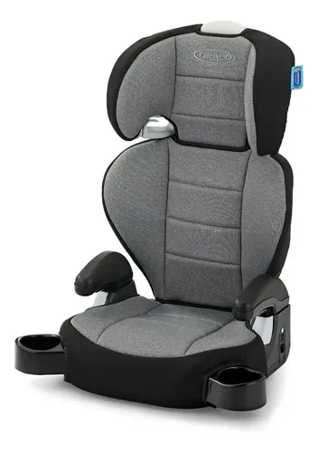 Cadeira Infantil para Carro TurboBooster 2.0, Declan, Cinza Mescla