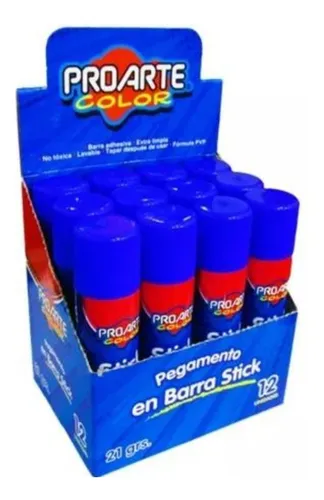 Pack 12 U/ Pegamento En Barra Stick 21grs Proarte