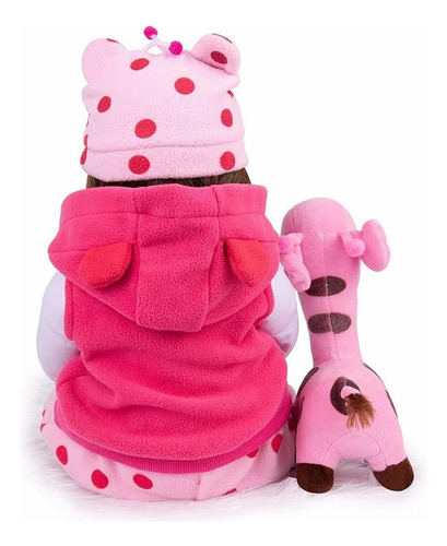 Muñeca Reborn Bebé Silicona 47 Cm Cuerpo Algodón