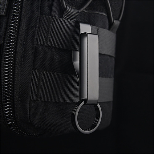 Llavero De Coche E De Acero Inoxidable Para Hombre, Colgante