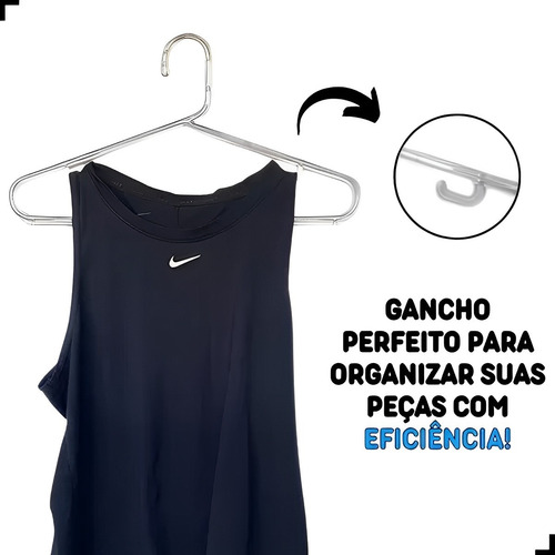 Kit 30 Cabides Transparente Cristal Acrílico Pronta Entrega