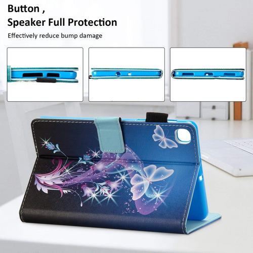 Samsung Galaxy Tab A Dteck Slim Folio Stand Premium Pu Case