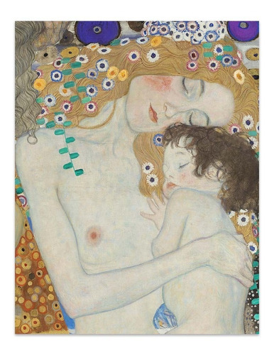 Cuadro Canvas Hd Tres Edades De La Mujer Klimt 50x65 M Y C