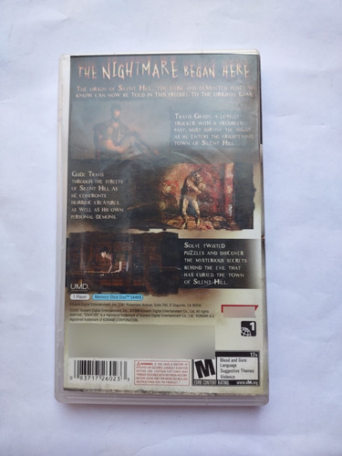 Silent Hill Origins Psp (Usado)