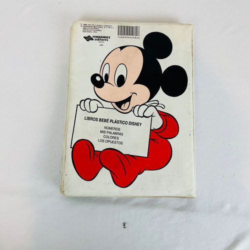 Libros De Bebe Anti Agua De Aprendizaje Los Bebes De Disney (Usado)