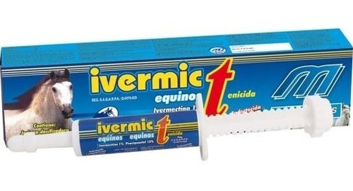 Ivermic T Equinos 12g Vermífugo Para Cavalos Microsules