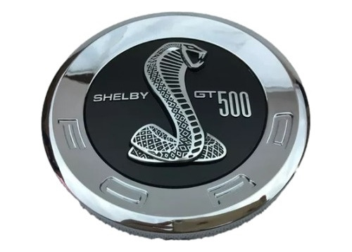 Emblema Mustang Shelby Gt500 Cobra Trasero Cajue Cromado