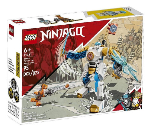 Lego Ninjago Robô Power Up Evo Do Zane 95 Peças - Lego 71761 Quantidade De Peças 95