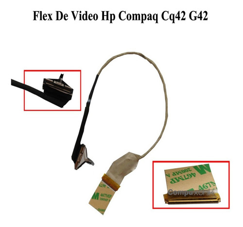 Flex De Video Hp Compaq Cq42 G42  Nuevo!!