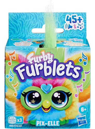 Mini Amigo Furby Furblets, 45+ Sonidos, Solo Furbish, +6 Año