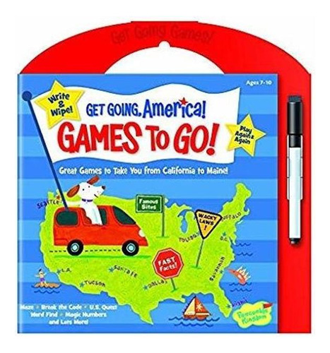 Peaceable Kingdom Get Going, America Write And Wipe Games To