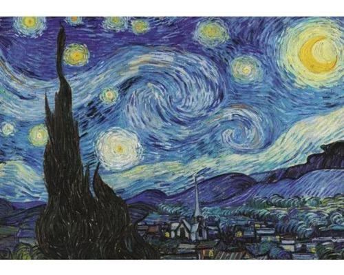 Puzzles 1000 Piezas Alta Calidad - Noche Estrellada Van Gogh