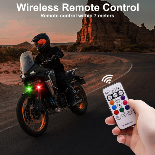Luces Estroboscópicas Led Inalámbricas Con Control Remoto