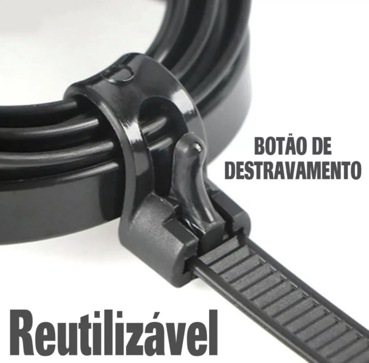 Primeira imagem para pesquisa de abracadeira nylon reutilizavel