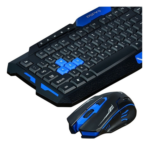 Imagen 6 de 6 de Combo Teclado Mouse Gamer Inalámbrico Hk8100