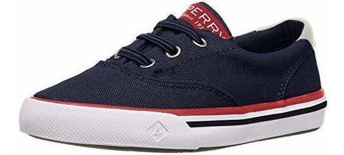 Zapato Náutico Sperry Boys 'striper Ii Jr, Azul Marino, 5